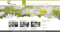 Desktop Screenshot of clematis-hudpleje.dk